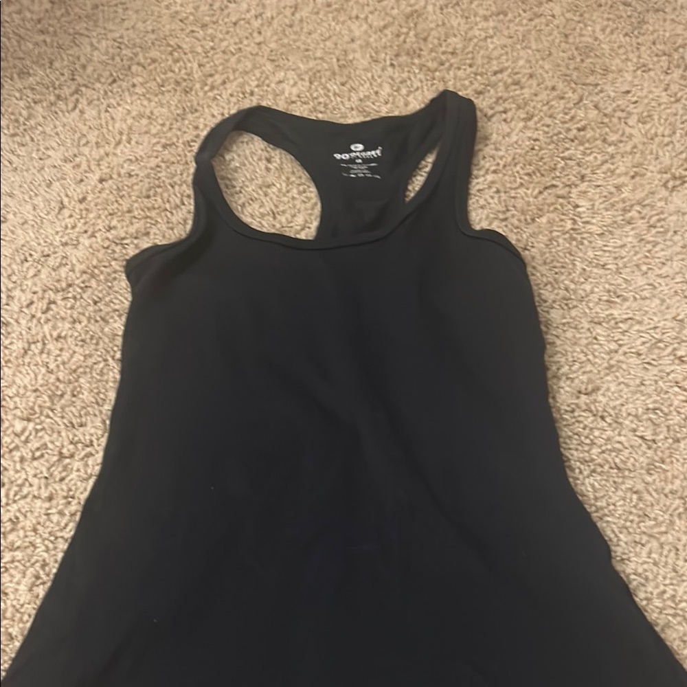 Women's Black Athletic Tank Top